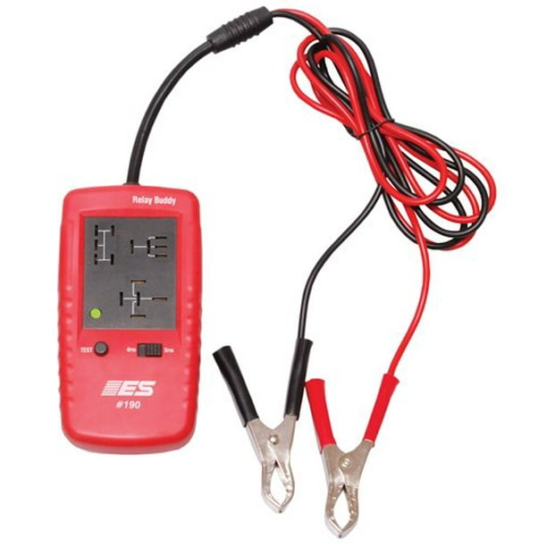 Ayrsjcl 1pc Elektroautomotive Relay Tester Universal-190 Relay Buddy Automotive Relay Tester F/ür Kfz Auto Battery Checker Clips 12v